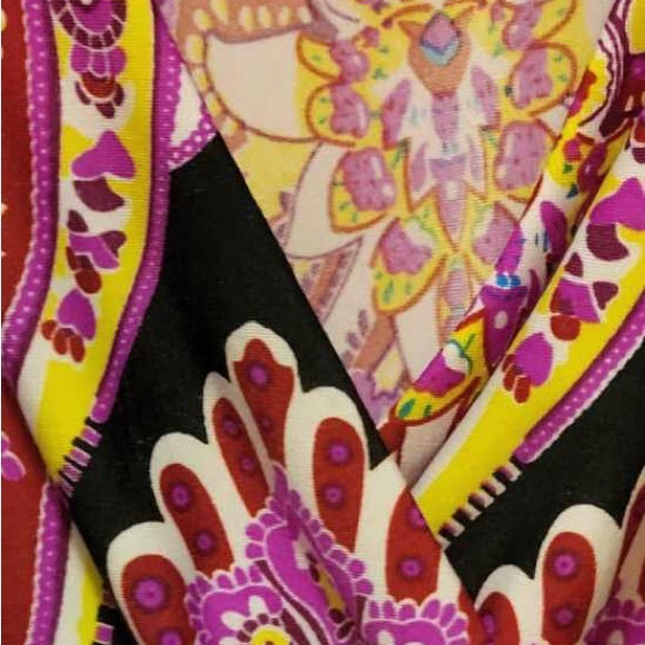 REDUCED!! Vibrant Black/Violet Spring/Summer/Fall/Winter Dress - Picture 3 of 4